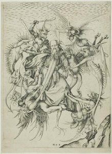 The Templation Of St.anthony — Martin Schongauer