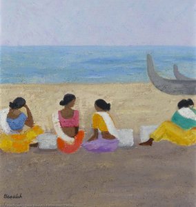 Fisherwomen Waiting — Susan Beaulah