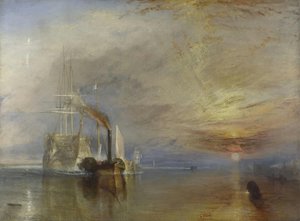 Die Kämpfende Temeraire, 1839 — J.m.w. Turner, Romantik
