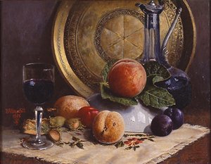 King Peach And His Court — Benjamin Eugène Fichel
