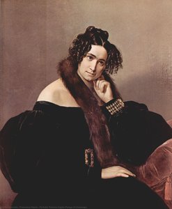 Portrait, Felicina Caglio Perego Di Cremnago — Francesco Hayez