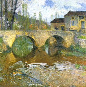 Le Pont Sur Le Vert — Henri Jean Guillaume Martin