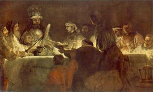 The Conspiration Of The Bataves Nationalmu — Rembrandt Van Rijn, Dutch Baroque