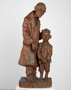 Blind Man with a Boy