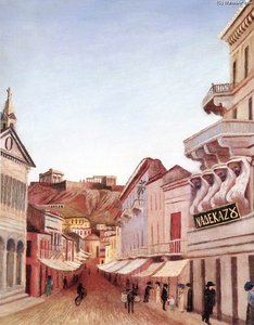 Street In Athen — Tivadar Csontváry Kosztka