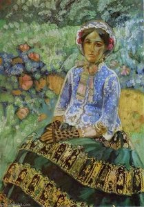 Woman In Blue — Victor Borisov Mtov
