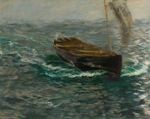 Study Of A Sailing Dinghy — Charles Napier Hemy