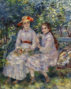 The Daughters Of Durand-ruel — Pierre-auguste Renoir, Impressionistic Portraiture