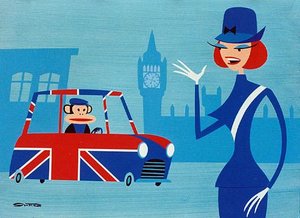 Julius And Rita -2 — Josh Agle (shag)