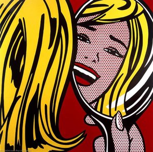 Das Mädchen Im Spiegel — Roy Lichtenstein