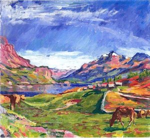 View Over Silser Lake — Giovanni Giacometti