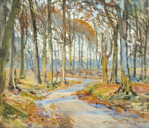 Autumn In The Woods — Albert Woods