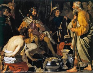 Solón Y Creso — Gerard Van Honthorst