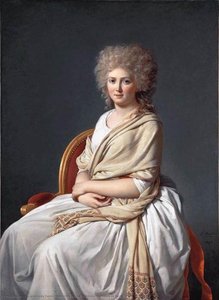 Ana María-luisa Telusson, Condesa De Sorcy — Jacques-louis David