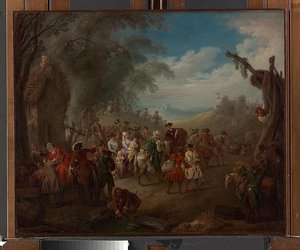 Troops On The March — Jean-baptiste Pater
