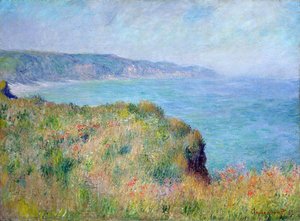 Cliff Near Pourville — Claude Monet