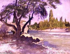 The Durance At Sisteron — Adrian Scott Stokes