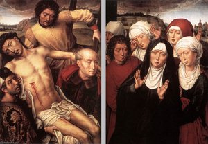Late - Diptych With The Deposition — Memling, Hans