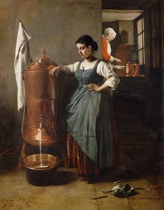 Housemaid At The Wasserholen — François Bonvin