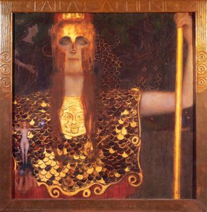 Minerva Or Pallas Athena — Gustav Klimt, Art Nouveau
