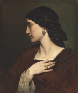 Portrait Of Nanna Risi — Ансельм Феербах