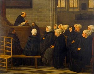 The Sermon — Alphonse Legros