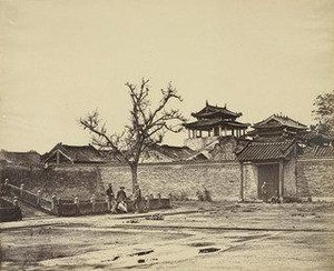 Five Genii Temple, Canton — Felice Beato