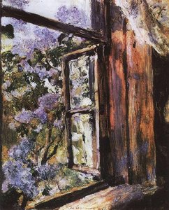 Open Window. Lilacs — Valentin Alexandrovich Serov