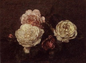 Flowers. Roses 1 — Henri Fantin-latour