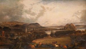 Dumbarton From Kirktonhill — David Octavius Hill