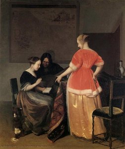 The Music Lesson — Jacob Ochtervelt