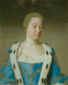 Portrait Of Augusta, Princess Of Wales — Jean-étienne Liotard