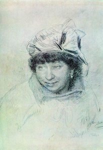 Portrait Of Vera Repina — Ilya Yefimovich Repin