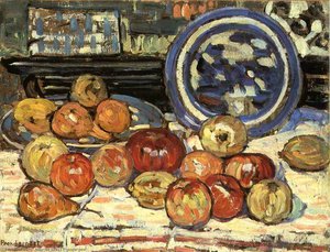 Still Life With Apples — Maurice Brazil Prendergast, Post-impressionism