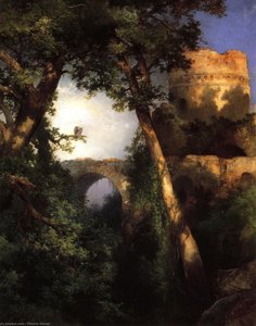 Two Owls — Thomas Moran