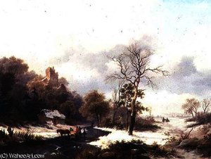 Travellers in a Winter Landscape