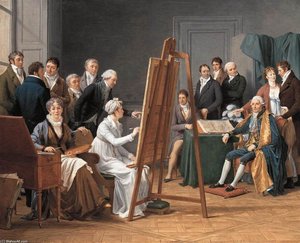 Studio Scene — Marie Gabrielle Capet, Neoclassicism