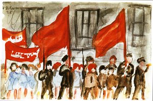 May Day In Moscow — Diego Rivera