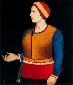 Portrait Of The Artist's Wife — Kazimir Malevich