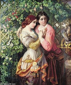 Rosalind And Celia — Daniel Maclise