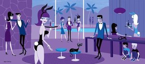 Two Hours Past Bedtime — Josh Agle (shag)