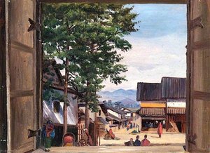 From A Gate In Kyoto, Japan — Marianne North