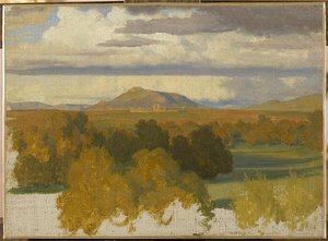 Plaine Sous Un Ciel Nuageux — Ernest Hébert (antoine Auguste Ernest Hebert)