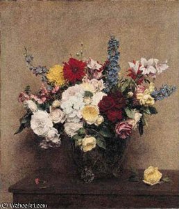 The Rosy Wealth Of June — Henri Fantin-latour