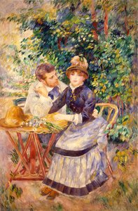 Nini In The Garden — Pierre-auguste Renoir, Impressionism