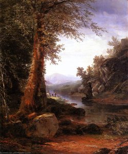 Hunters On A Riverbank — Џон Фредерик Кенсет