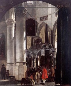 The Nieuwe Kerk In Delft With The Tomb Of William The Silent — Emanuel De Witte, Dutch Golden Age