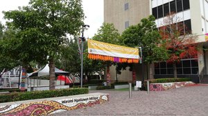 ‘say No To Domestic Violence Knit Bomb’ - Figurine Bunting — Robyn Caughlan; Tracie Bertram
