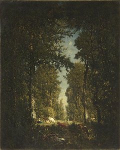Avenue, Forest Isle Adam — Theodore Robinson