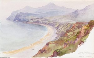 Bay At Nevin, Wales — George Elbert Burr